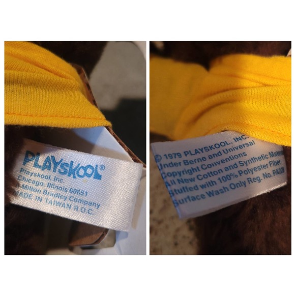 VTG Rare Playskool 1979 'Playful Bear' w/ Clothes Set Plush Plastic Face✨️NEW - Picture 7 of 16